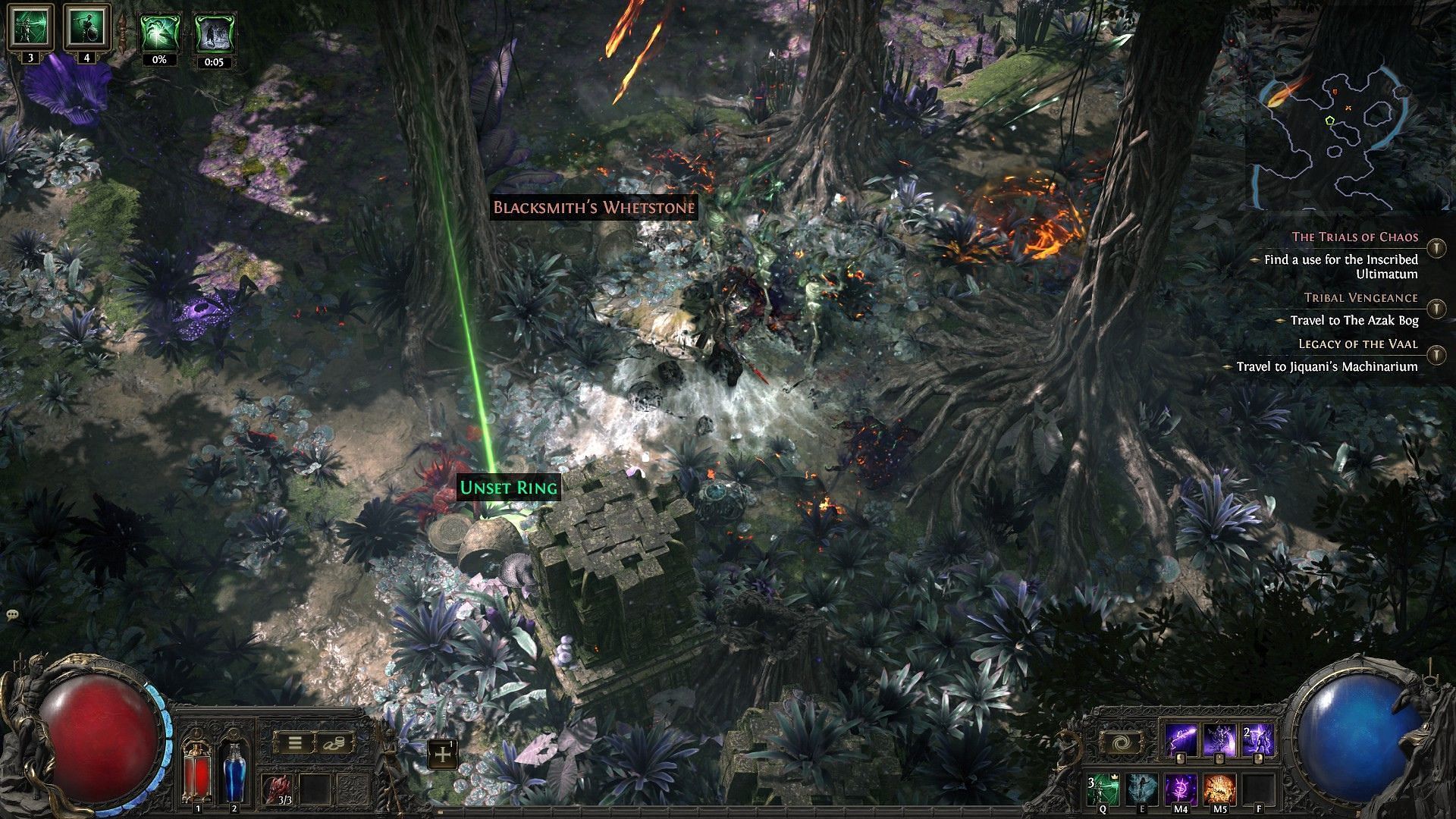 Loot Drop with the Diablo 2 theme (Image via Grinding Gear Games)